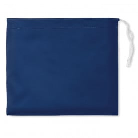 Poncho in bijpassende hoes-Blauw-Zonder opdruk