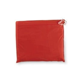 Regal poncho - 126x125 cm - met capuchon - in bijpassende hoes