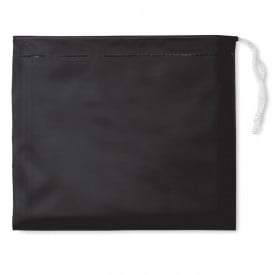 Poncho in bijpassende hoes-Zwart