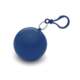 Poncho in kunststof bal-Blauw-Zonder opdruk