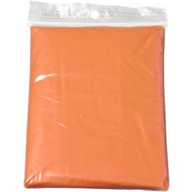 Poncho opvouwbaar en doorschijnend-Oranje-Zonder opdruk