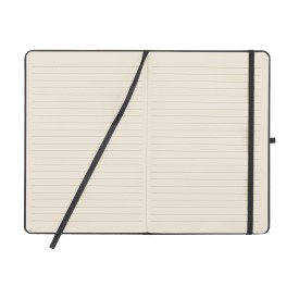 Porta notitieboek - A5 - gerecycled kunststof - 80 vellen - gelinieerd - sluitelastiek, leeslint en pennenlus