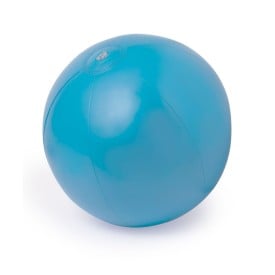 Portobello strandbal - Ø 28 cm - PVC - opblaasbaar-Lichtblauw