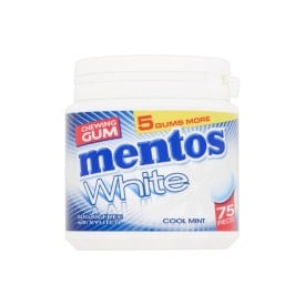 Potje Mentos kauwgom 75 stuks-Cool mint
