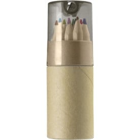 Eco koker met 12 potloden-Zwart