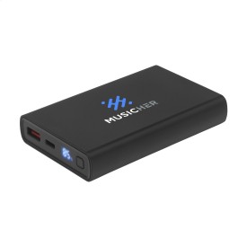Powerbank RCS Recycled ABS 10000 oplader-Zwart