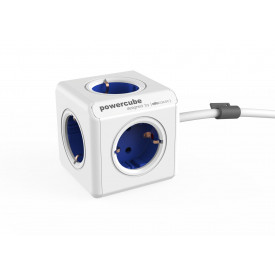 PowerCube Extended, 1.5mtr cable-Wit / blauw