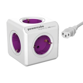 PowerCube rewirable reisstekker - 5 stopcontacten