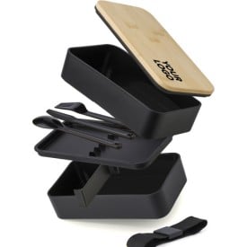 PP dubbele laag lunchbox Maxton
