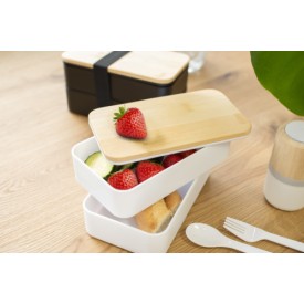PP dubbele laag lunchbox Maxton