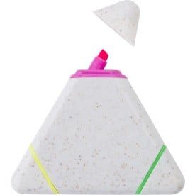 Markeerstift driehoek- PP/tarwestro - 3 kleuren