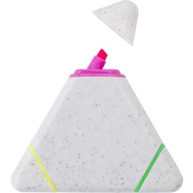 Markeerstift driehoek- PP/tarwestro - 3 kleuren