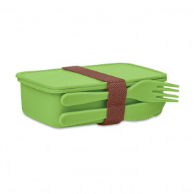 pP Lunch box with cultery-Limoen