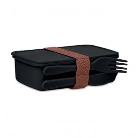 Sunday lunchbox 700ml - PP - elastische band - inclusief bestek