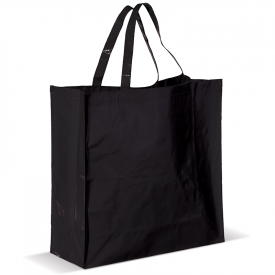 PP woven boodschappentas-Zwart