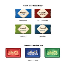 Luxe bureau adventskalender - 24 chocolaatjes - volledig bedrukt