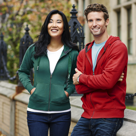 Premium heren sweater met capuchon en ritssluiting