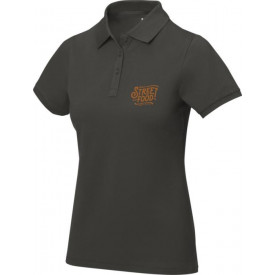 Premium katoenen dames polo-Antraciet