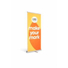 Premium roll-up banner-Zilver aluminium