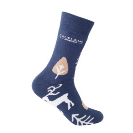 Thermal sokken - katoen - extra dik comfort - met bedrukte sokkentag