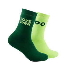 Thermal sokken - katoen - extra dik comfort - met bedrukte sokkentag