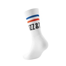 Upcycled sportsokken - upcycled katoen - met bedrukte sokkentag