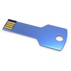 Premium USB-stick key-Blauw