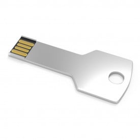 Premium USB-stick key-Zilvergrijs
