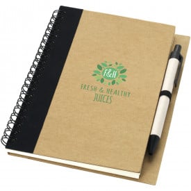 Priestly notitieboek - A6 - gerecycled papier - 60 vellen - gelinieerd - inclusief kartonnen balpen