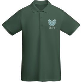 Prince poloshirt met korte mouwen-Fles groen