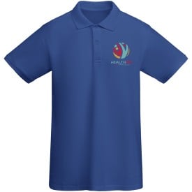 Prince poloshirt met korte mouwen-Royal