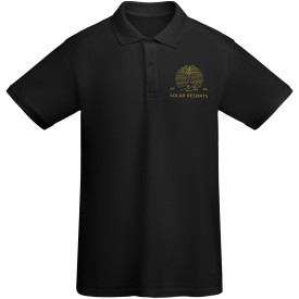 Prince poloshirt met korte mouwen-Zwart