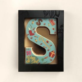 Printletter S - Van de Sint - 200g - melk