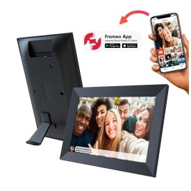 Prixton Prado 10" Frameo digitale fotolijst met wifi-Zwart
