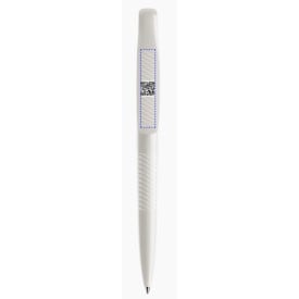 Prodir DS2 polished balpen - gerecycled kunststof - zwarte, blauwe inkt - QR code