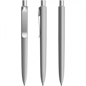 Prodir DS8 Metal Clip Soft Touch-Dolphin grey
