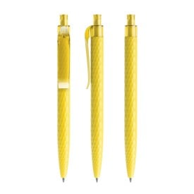 Prodir QS01 balpen - gerecycled kunststof - zwarte, blauwe inkt - mat gekleurd - customizable