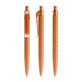 Prodir QS01 balpen - gerecycled kunststof - zwarte, blauwe inkt - mat gekleurd - customizable