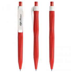 Prodir QS20 balpen - gerecycled kunststof - zwarte, blauwe inkt - soft touch