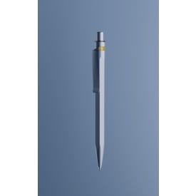 Prodir QS50 stone balpen - gerecycled kunststof - zwarte, blauwe inkt