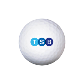 Promo golfbal - 2-laags - diameter 4.2 cm