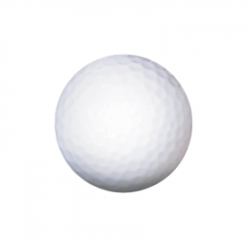 Promo Golfbal-Wit, #ffffff-1 kleur