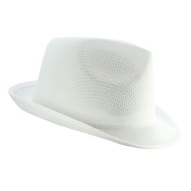 Maffia promo hoed - polyester - gekleurde band
