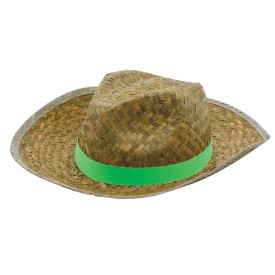 Paglietta promohoed - stro - gekleurd bandje