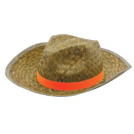 Paglietta promohoed - stro - gekleurd bandje