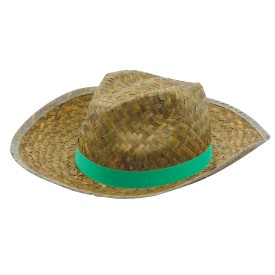 Paglietta promohoed - stro - gekleurd bandje