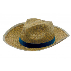 Promo Strohoed Paglietta-Marineblauw, #374b63-1 kleur