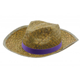 Promo Strohoed Paglietta-Paars, #7a6fb4-1 kleur