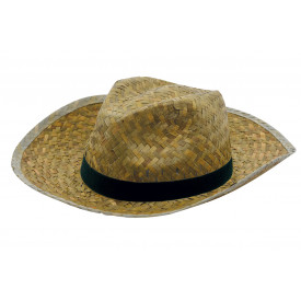 Promo Strohoed Paglietta-Zwart, #000000-1 kleur