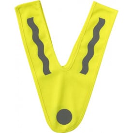 Promotioneel kinder reflecterend vest-Geel-Zonder opdruk
